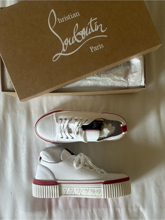 Christian Louboutin Shoes - Christian Louboutin Super Pedro Platform Sneakers